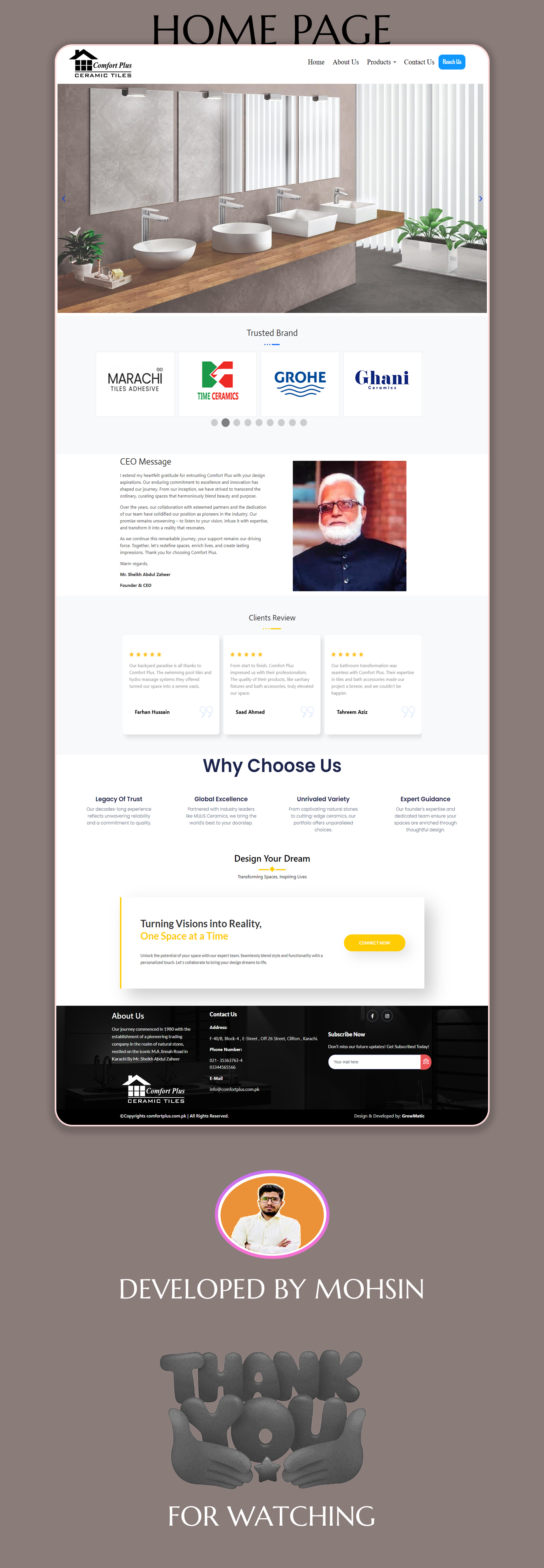 WordPress Website Redesign For Client Excellence By Mohsin Ali On Dribbble