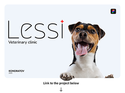 Redesign of a veterinary clinic website design figma logo pets ui ux uxui veterinary web design website