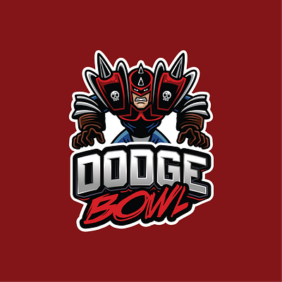 Dodge Bowl blood bowl branding design ice hockey illustration logo logos sports sports branding vector warhammer