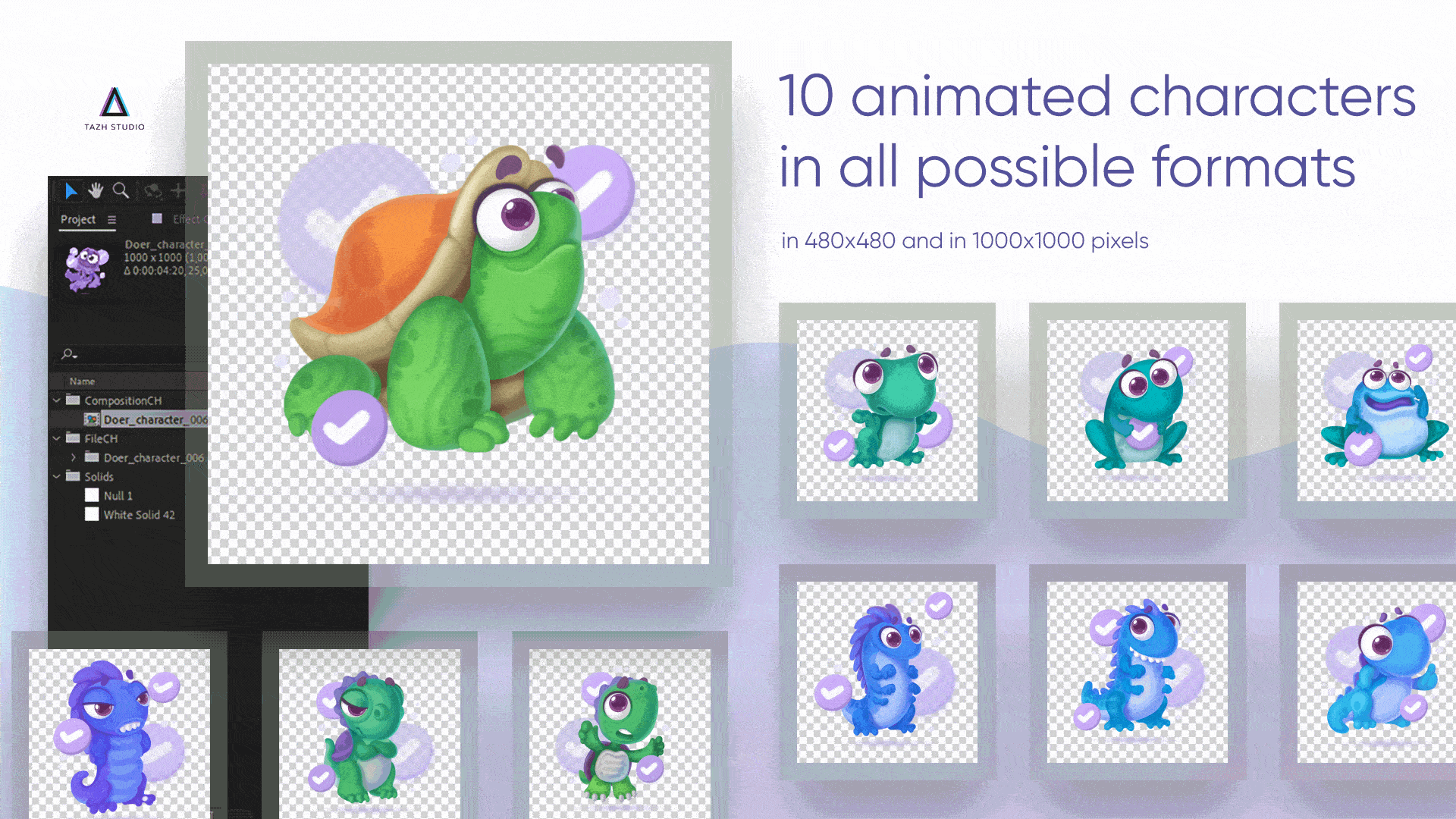 Animated Evolution: A Journey of Transformation Volume 8 after effects animation app character set characters design evolution evolution characters graphic design illustration motion graphics ui ux