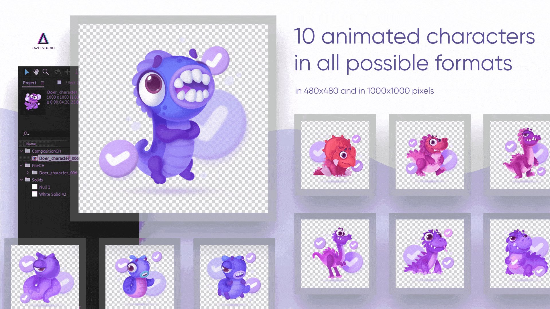 Animated Evolution: A Journey of Transformation Volume 9 after effects animation app character set characters design evolution evolution characters graphic design illustration motion graphics ui ux