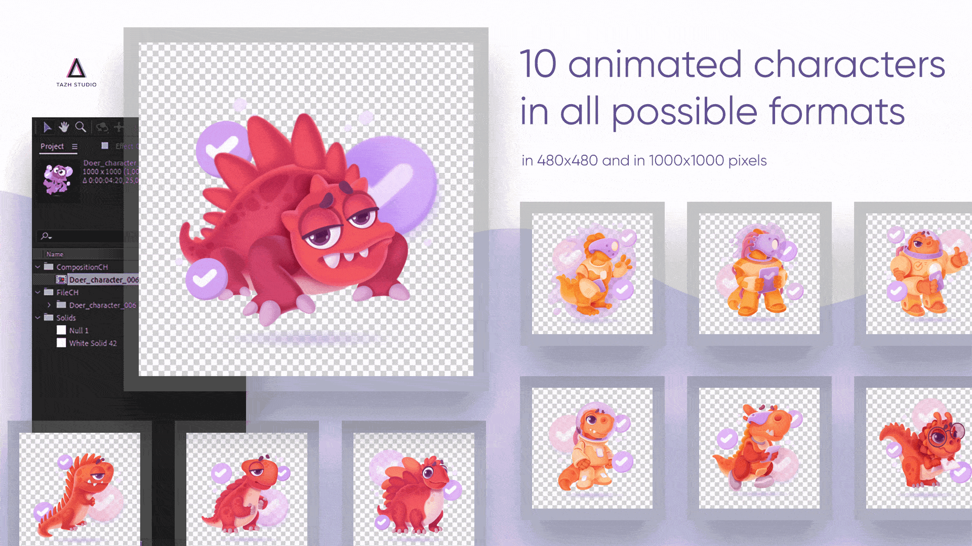 Animated Evolution: A Journey of Transformation Volume 10 after effects animation app character set characters design evolution evolution characters graphic design illustration motion graphics ui ux