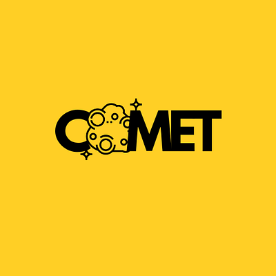 COMET Rocket ship logo app branding design graphic design illustration logo minimalist