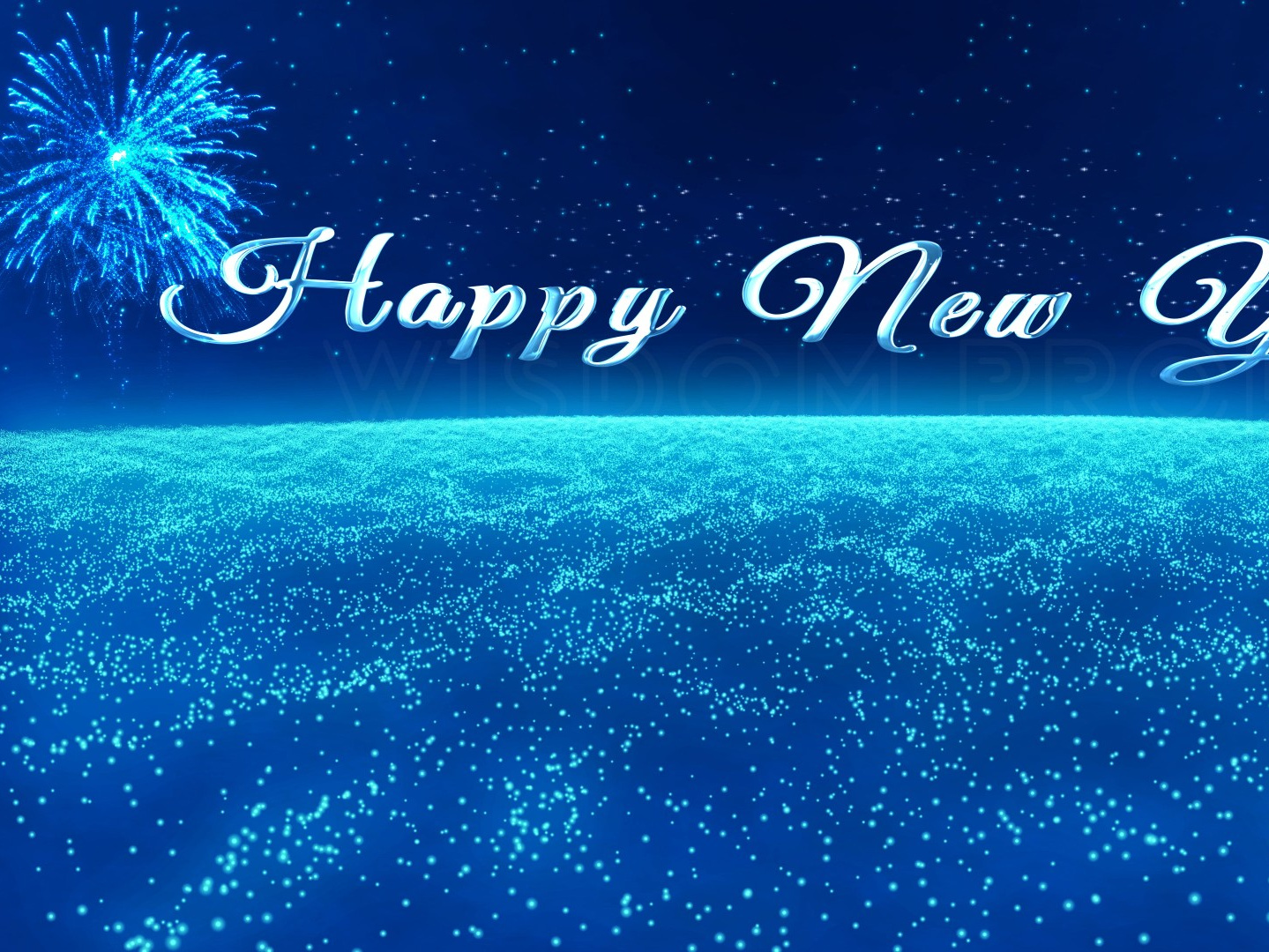 4K Merry Christmas and Happy New Year Text Animation by W1sdom Prod. on