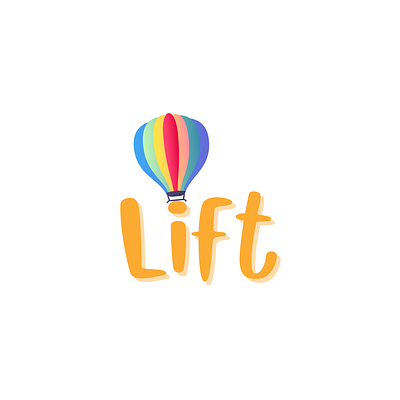 LIFT Air balloon app branding design graphic design illustration logo minimalist