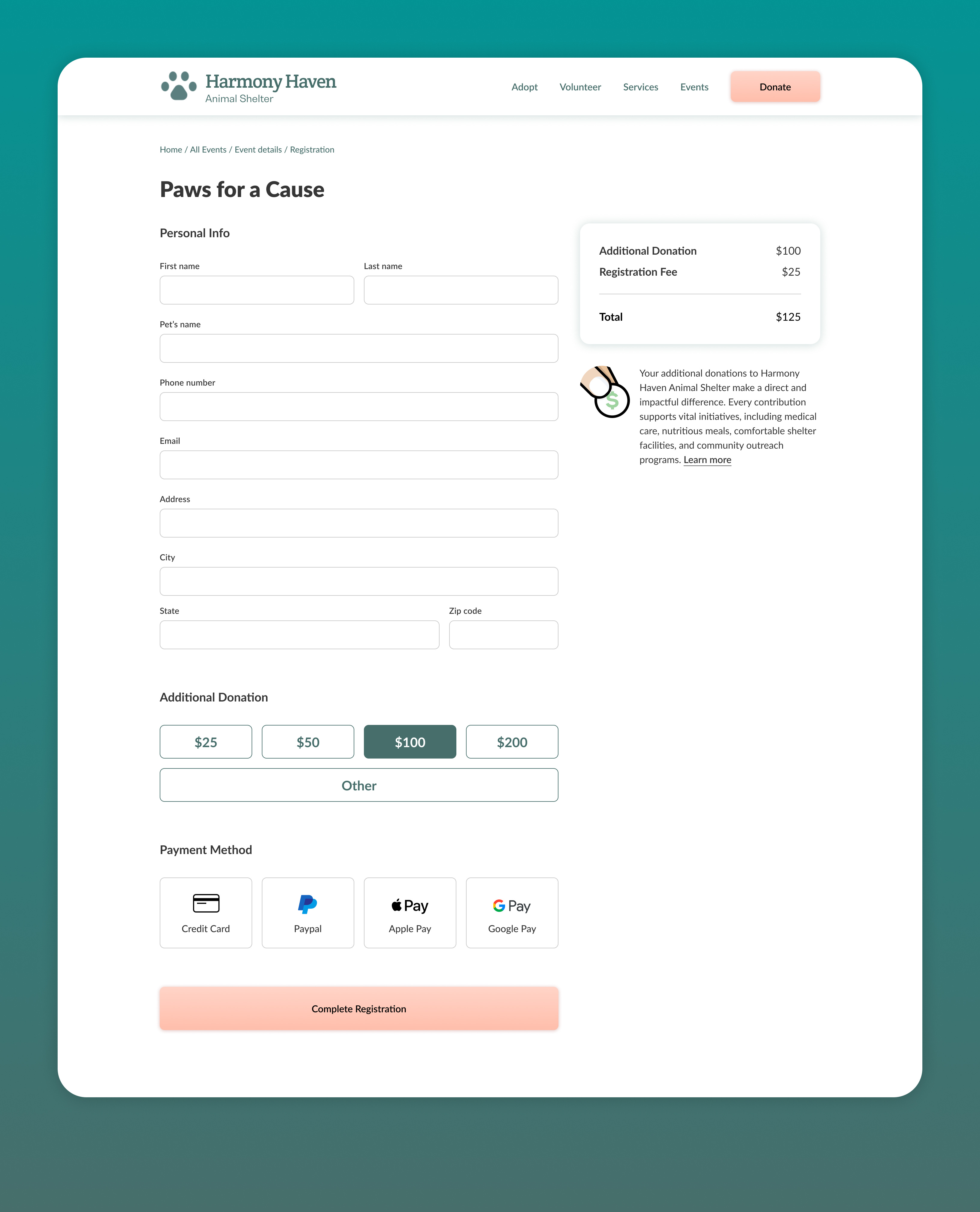 Daily UI 001: Registration Form 001 dailyui graphic design product design ui user experience user interface ux