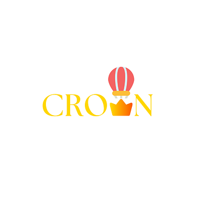 CROWN Air balloon app branding design graphic design illustration logo minimalist