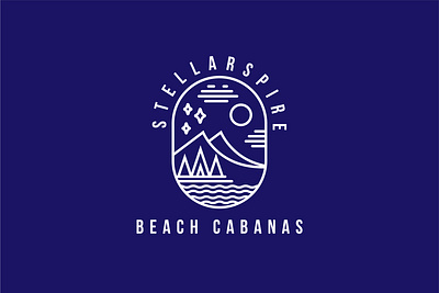 Brand Design for Stellarspire Beach Cabanas animation branding logo redesign ui website