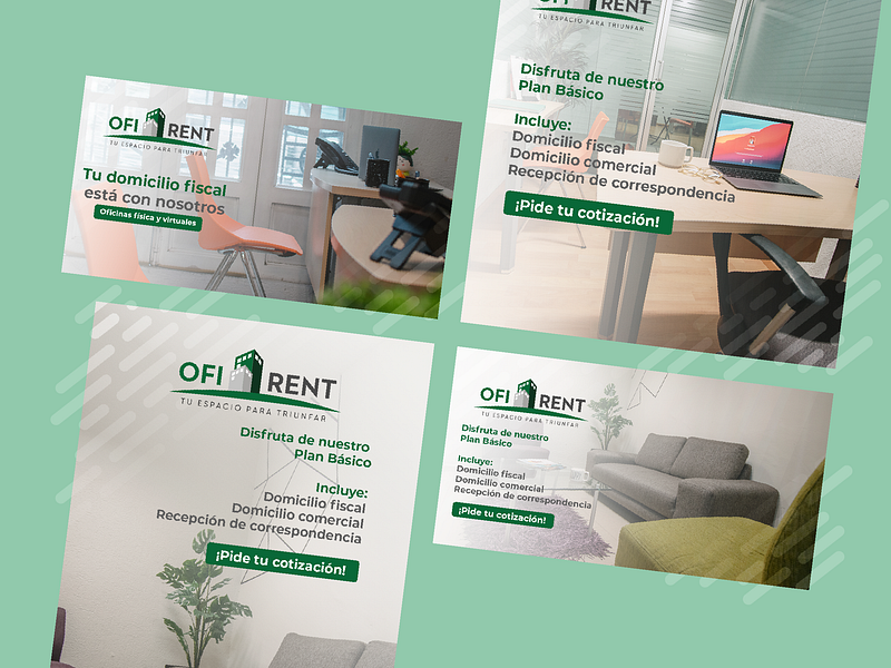 Ofirent graphic design