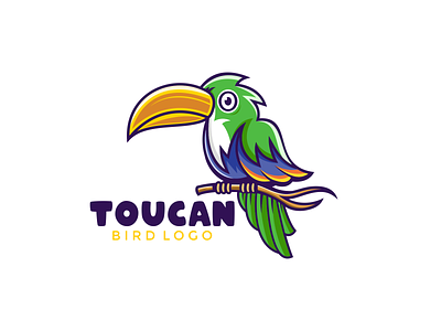Toucan Logo Vector Design Template bird bird logo brand branding design graphic design illustration logo logos parrot logo toucan logo vector