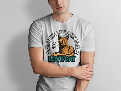 Cat T Shirt design cara design t shirt