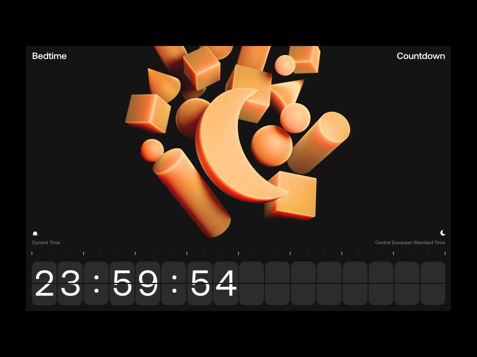 Example of Bedtime Countdown