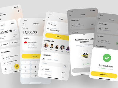Finans - Finance App UI KIT app app design bank banking banking app design digital banking finance finance app finance company mobile mobile app ui wallet wallet app