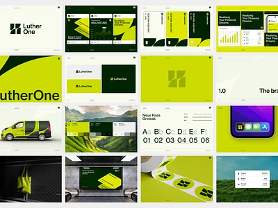 LutherOne - Branding Guideline For Fintech brand brand book brand design brand guideline brand identity branding branding inspirations design finance financial logo identity logo logo design logo tech logoinspirations logos logotype saas startup wealth logo