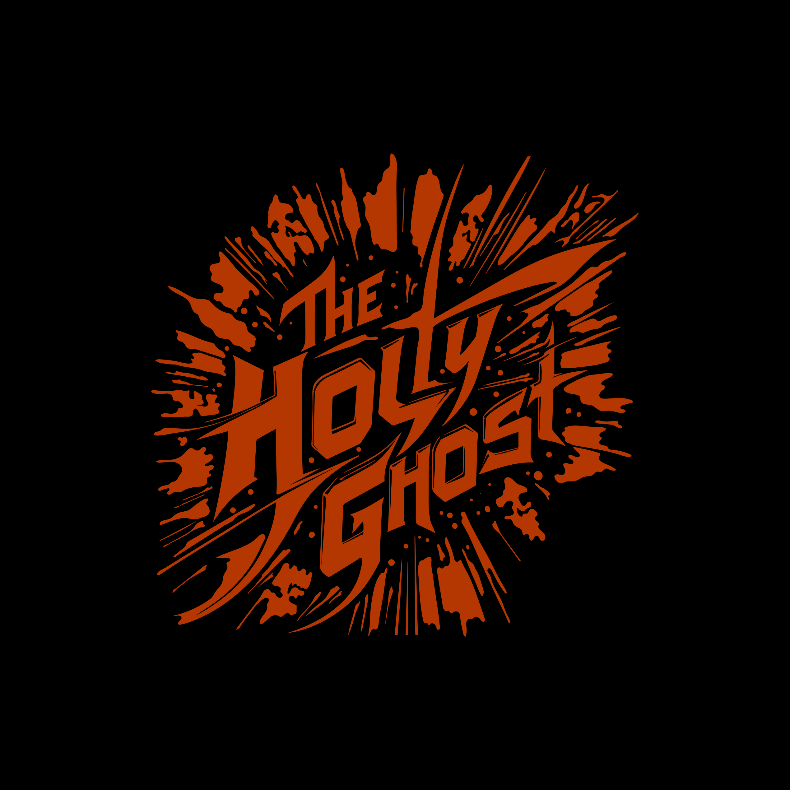 The Holy Ghost branding design frankie graphic design illustration logo type typography vector