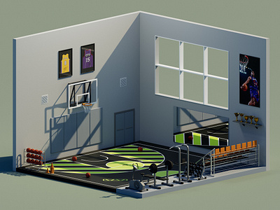 3D Room, Basketball Court 3d basketball cinema4d