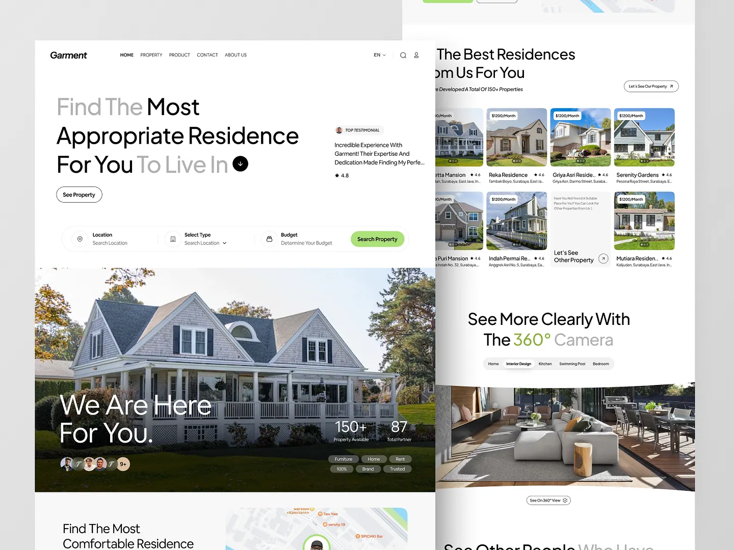 Modern Real Estate Investment Website Design for Optimal User Experience