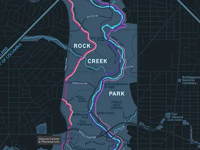 Trails at Rock Creek Park print