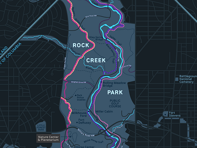 Trails at Rock Creek Park print