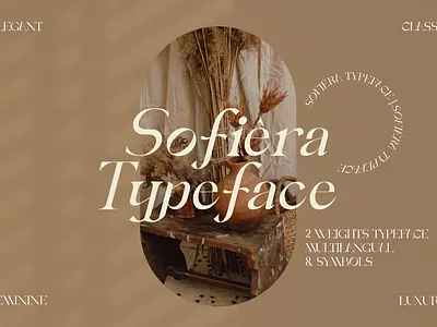 Sofiera - Luxury Typeface french