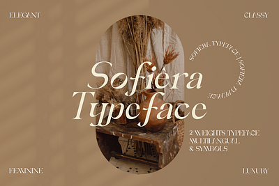 Sofiera - Luxury Typeface french