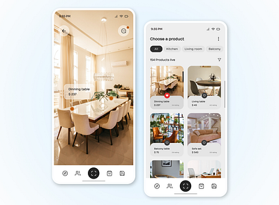 Furniture E-commerce platform appdesign designer ecommerce figma mobile mobileapp ui uidesign uiux ux