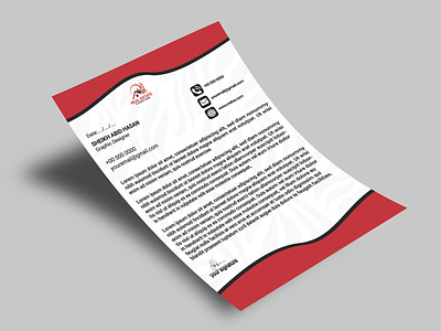 letterhead Design Project company corporate design ideas inspiration letterhead mockup template