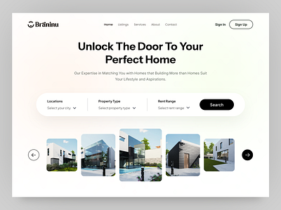 Real Estate Website Design architecture property property developer real estate real estate landing page real state agency realestate ui ui design ux ux design web design website design webui