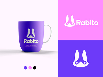 Rabito logo design (frog + Rabbit logo) best logo branding colourful logo creative design dribbble frog rabbit logo graphic design identity logo mark logotype minimal minimalist logo modern logo rabito logo symbol typography vector