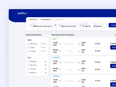Flight Booking flightpackages indigo indigoairlines