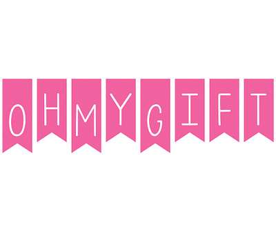 OhMyGift Logo Design branding design graphic design logo logo design typography