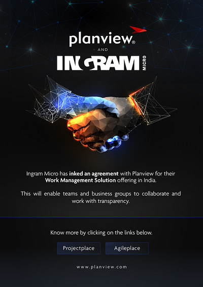 Planview & Ingram Micro Company's Internal Program Posters branding graphic design