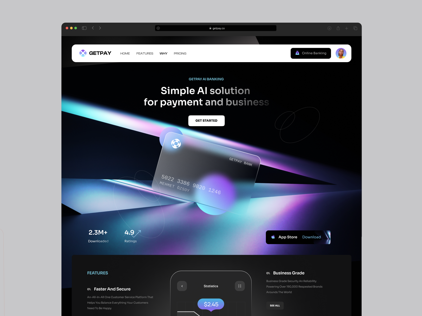 Example of Landing Page Design + Development