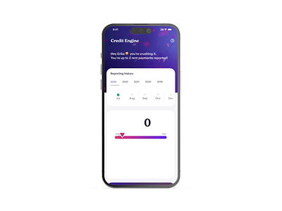 Credit Engine (app) 3d after effect animation app bank branding card clean credit card credit engine design figma interactive prototype mobile motion graphics pinata prototype score ui ux