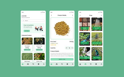 Harvest Management App UI agriculture app agro app app application app design best app design figma design harvest app application ui design
