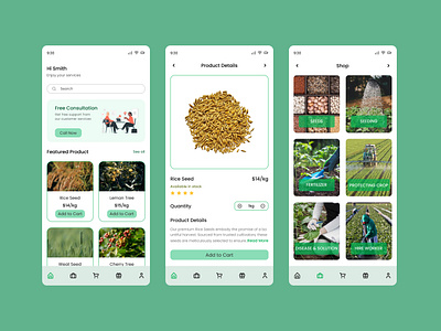 Harvest Management App UI agriculture app agro app app application app design best app design figma design harvest app application ui design