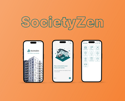 SocietyZen app branding design graphic design typography ui ux