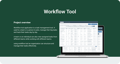 Workflow Tool agile process task management task management web application