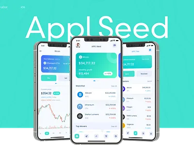Crypto Mobile App UI/UX Design analytics app app design app ui bitcoin crypto app crypto app design crypto exchange app crypto ui dashboard design interaction mobile payment uiux