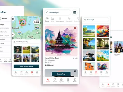 Hotel Booking App booking hotel hotel app ui user interface