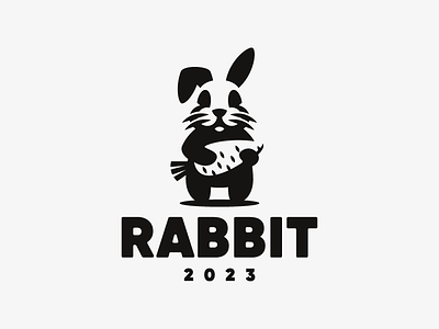 Rabbit branding bunny concept logo rabbit