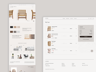 E-commerce Website | Furniture Website Design design ecommerce furniture online store order ui ui design website