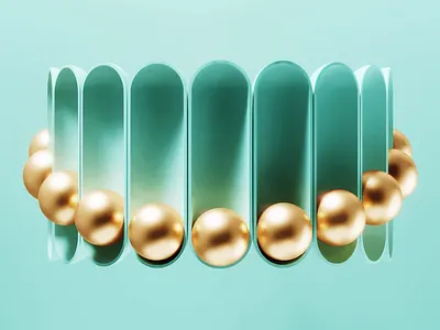 Mint 3d animation candy design illustration sweet