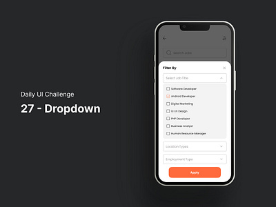Daily UI 27 - Dropdown dailyui dailyuichallenge design ui uidesign ux