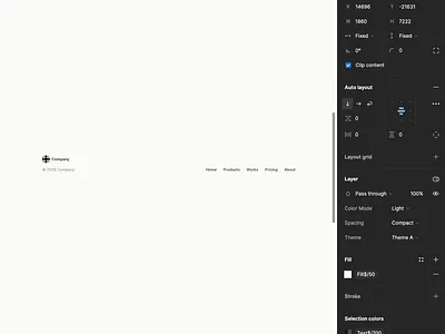 Advanced Footer Component in Figma brading branding components dark mode design system figma footer interface modular ui ui kit ux variables
