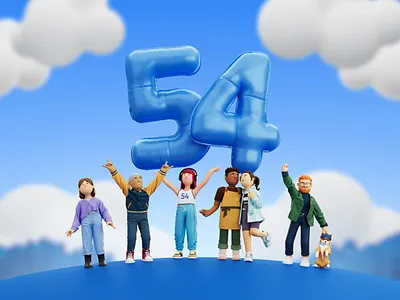 Samsung Week 2023 2023 3d 3d illustration animation artwork branding bright c4d character character design cinema cinema4d design fun illustration maya render samsung textures week