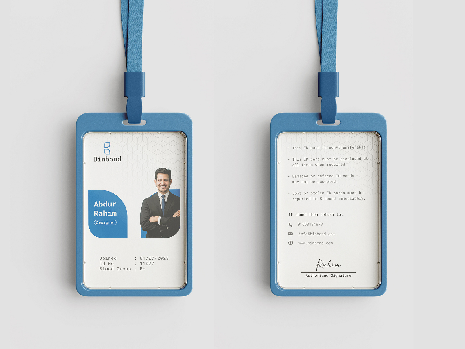 Binbond ID card Design by Abdur's Visuals on Dribbble