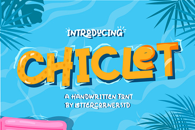 CHICLET | FREE FONT badge branding cloud font handwritten logo