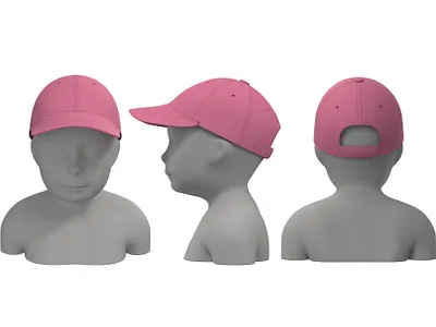 Baseball Cap 3d 3d cap animation apparealdesign baseball cap branding cap clo3d design fashion cap fashion design flatdesign graphic design illustration kids cap logo motion graphics pattern design technicaldesig ui