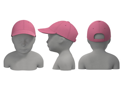 Baseball Cap 3d 3d cap animation apparealdesign baseball cap branding cap clo3d design fashion cap fashion design flatdesign graphic design illustration kids cap logo motion graphics pattern design technicaldesig ui